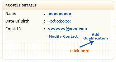 Employment add qualification