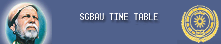 SGBAU-TIME-TABLE-1