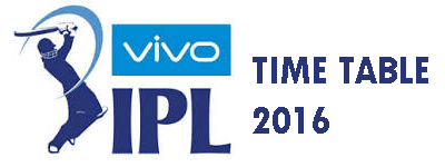 IPL time table 2016