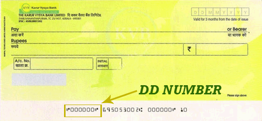 KVB DD NUMBER