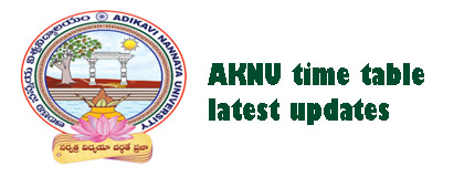 aknu time table