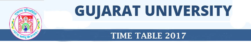 gujarat-university-time-table
