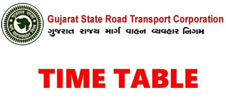 GSRTC TIME TABLE